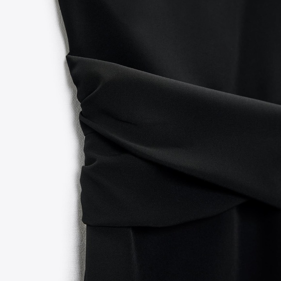 Zara limited edition strapless midi dress with slit - Picture 9 of 9